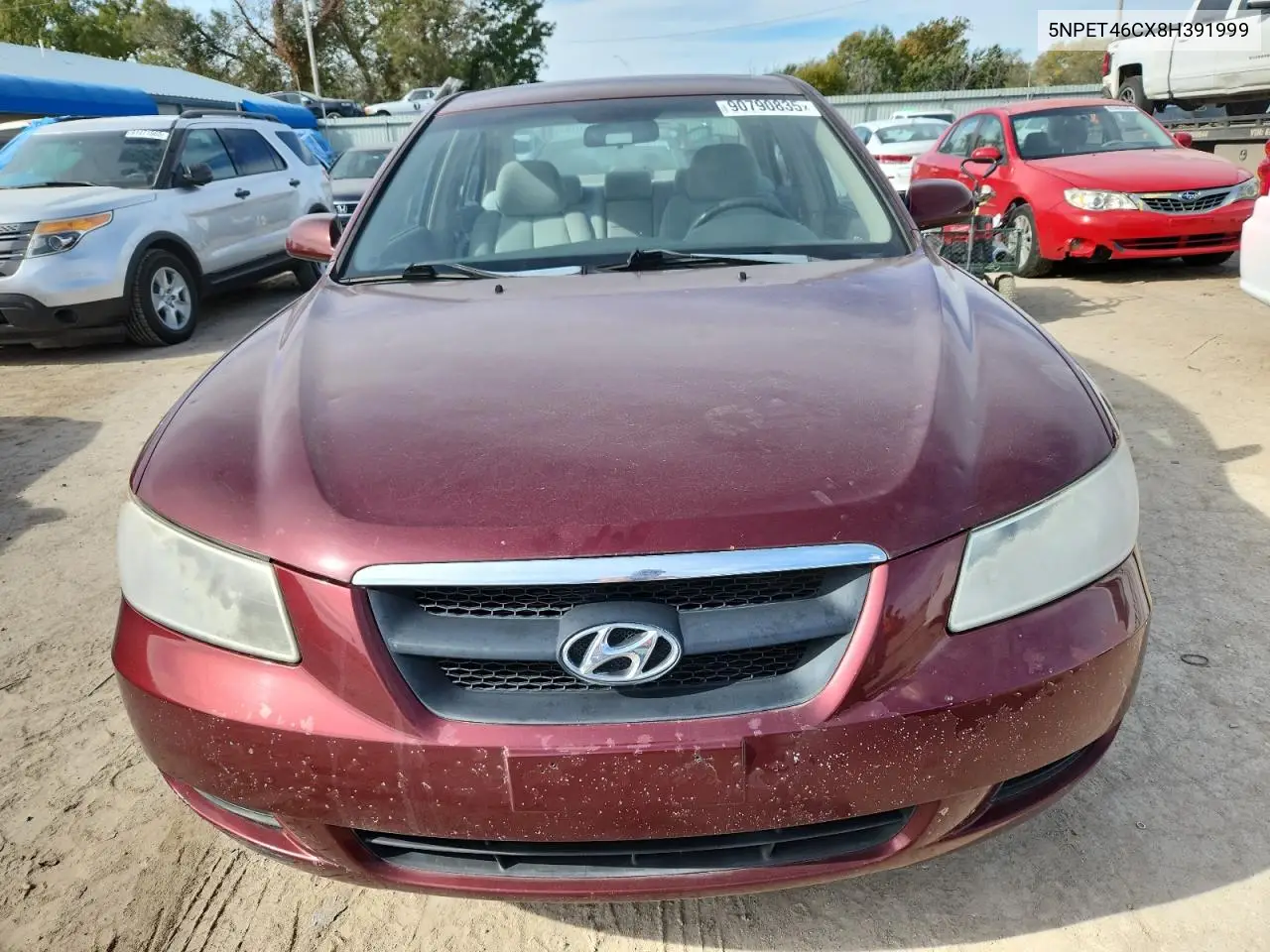 5NPET46CX8H391999 2008 Hyundai Sonata Gls