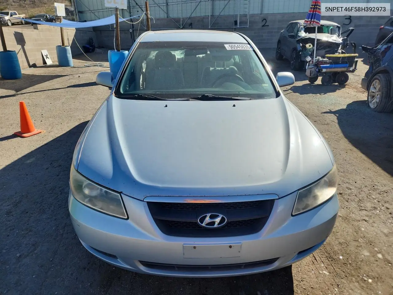 5NPET46F58H392973 2008 Hyundai Sonata Gls