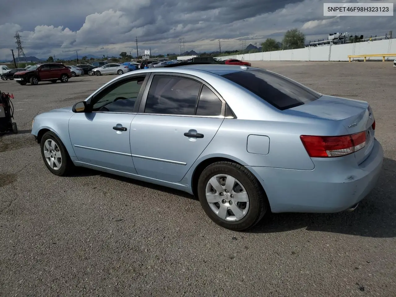 5NPET46F98H323123 2008 Hyundai Sonata Gls
