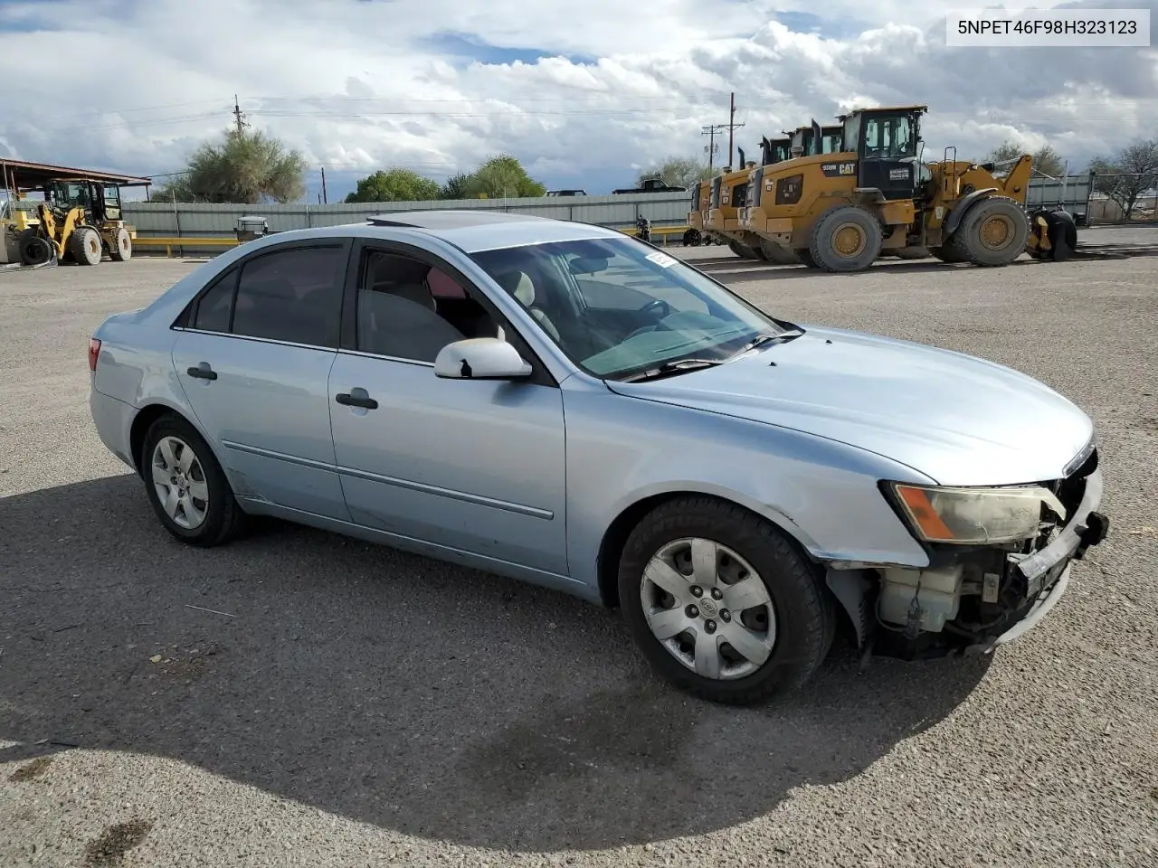 5NPET46F98H323123 2008 Hyundai Sonata Gls