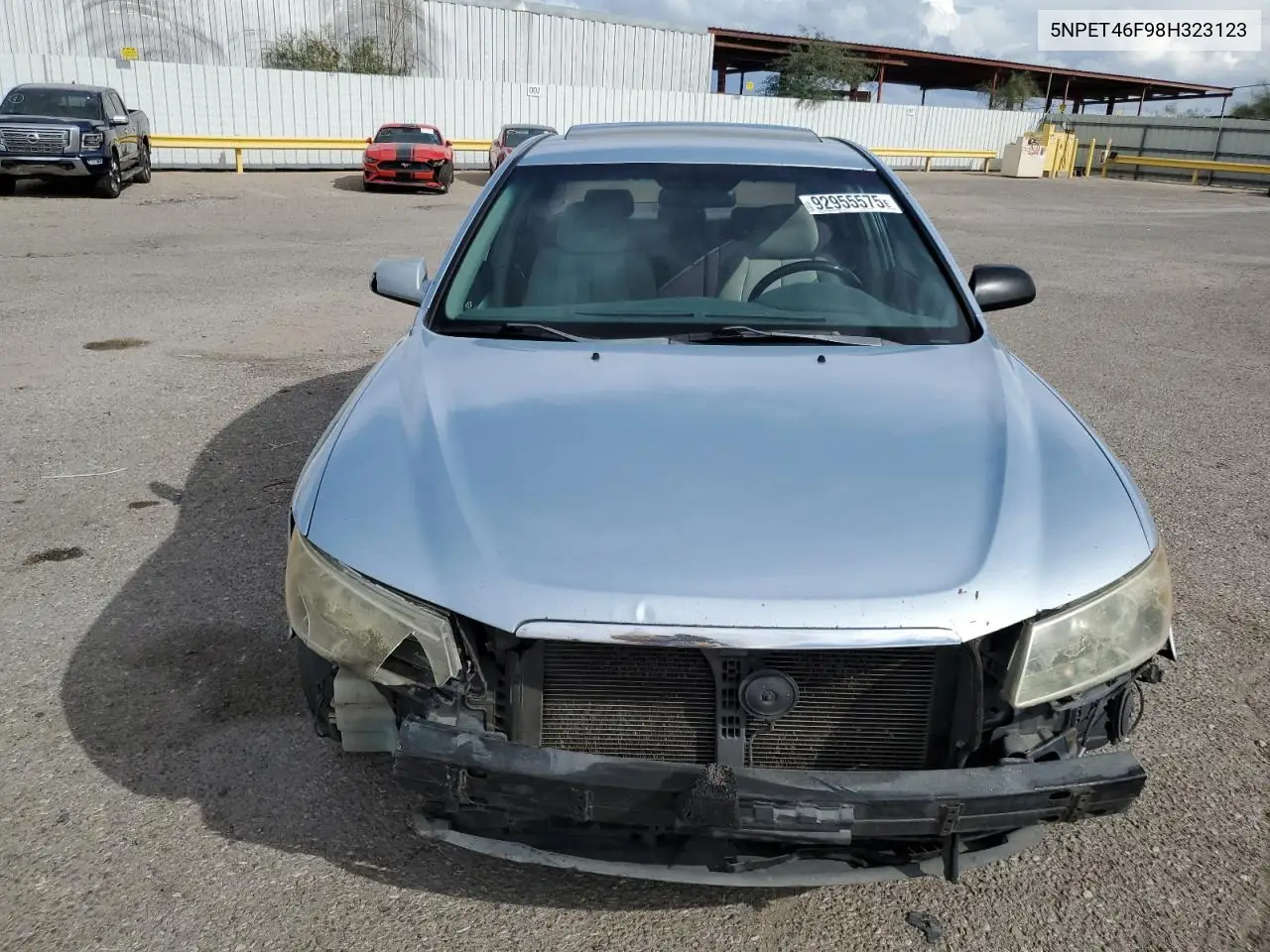 5NPET46F98H323123 2008 Hyundai Sonata Gls