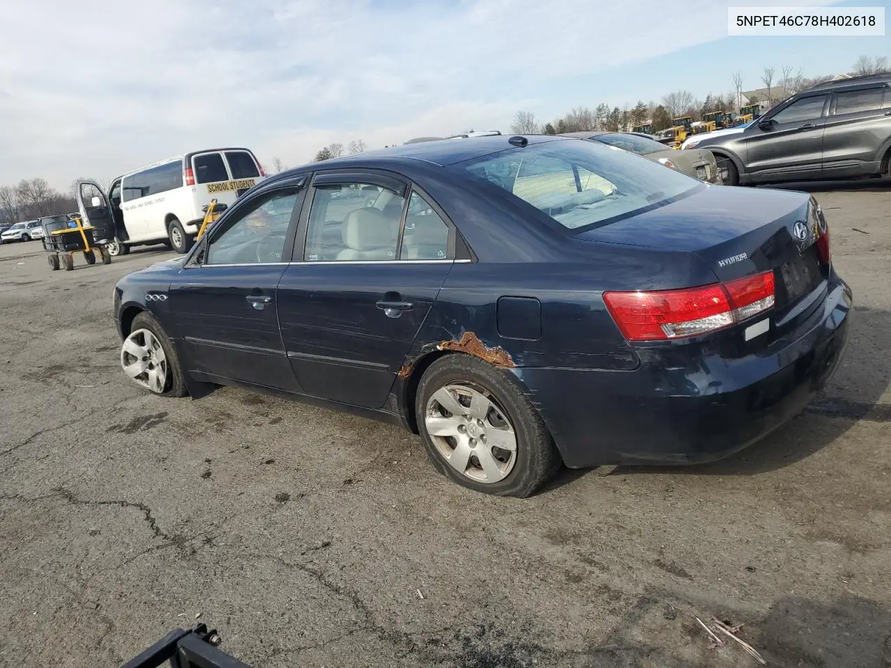 5NPET46C78H402618 2008 Hyundai Sonata Gls