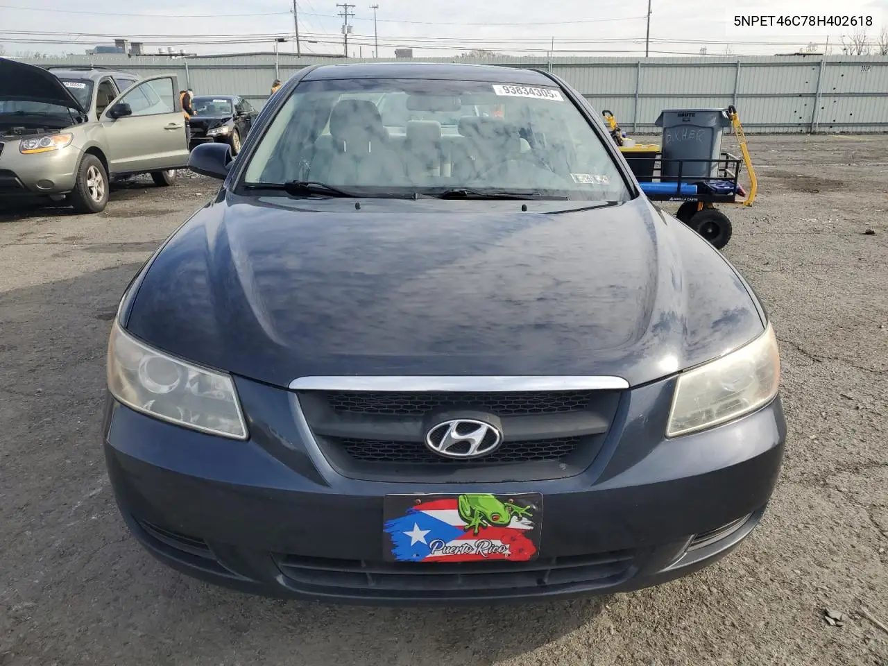5NPET46C78H402618 2008 Hyundai Sonata Gls