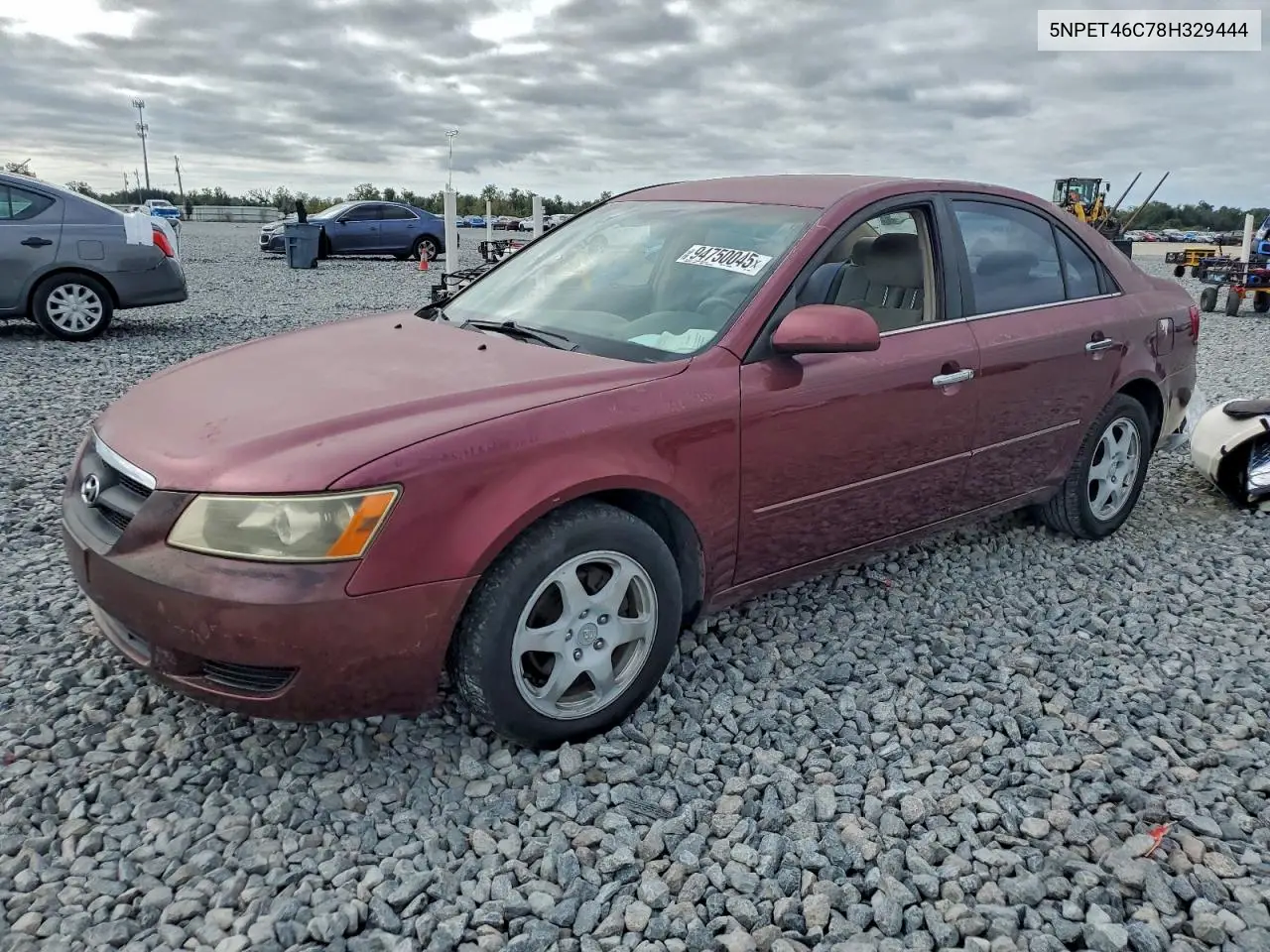 5NPET46C78H329444 2008 Hyundai Sonata Gls