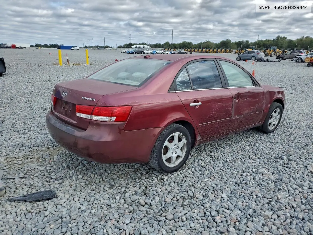 5NPET46C78H329444 2008 Hyundai Sonata Gls