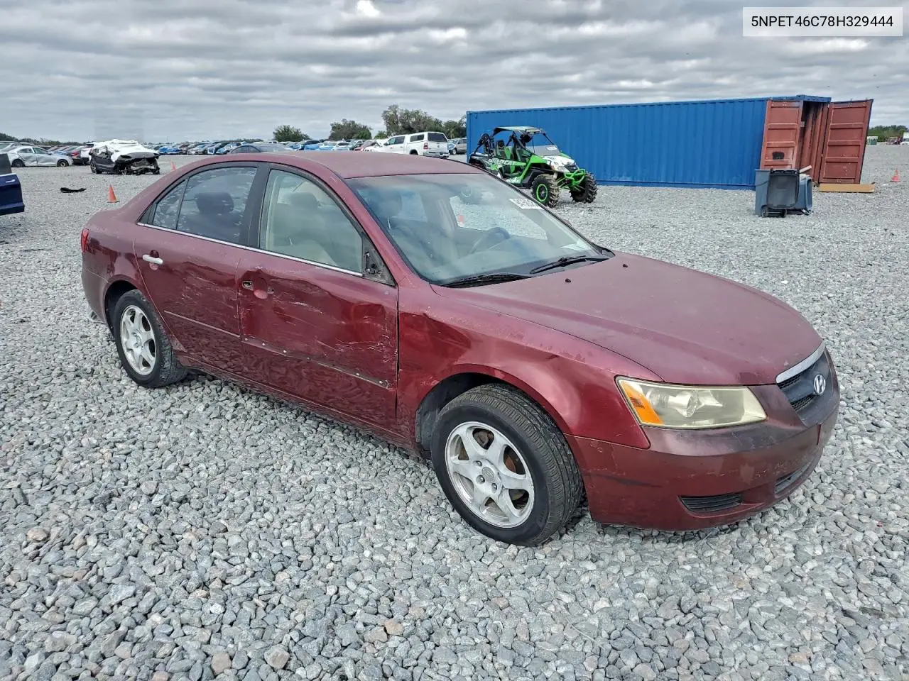 5NPET46C78H329444 2008 Hyundai Sonata Gls