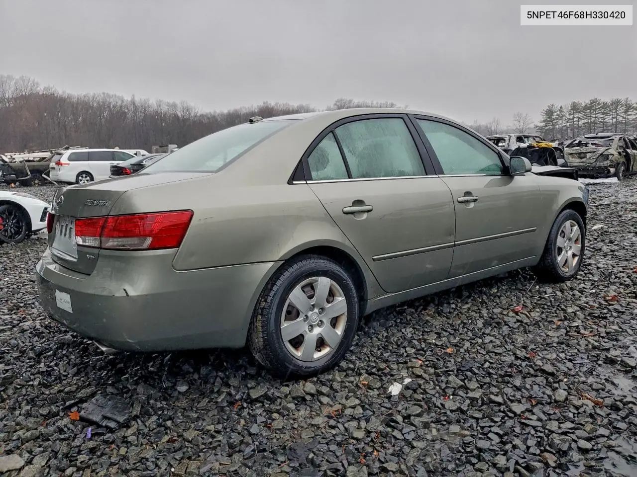 5NPET46F68H330420 2008 Hyundai Sonata Gls