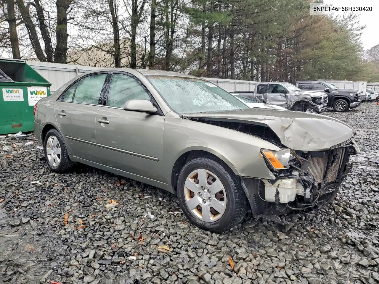5NPET46F68H330420 2008 Hyundai Sonata Gls