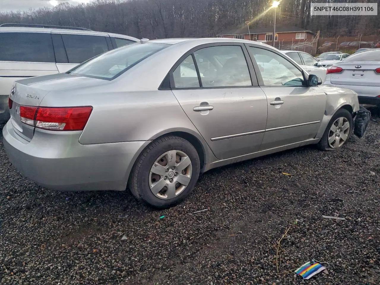 5NPET46C08H391106 2008 Hyundai Sonata Gls
