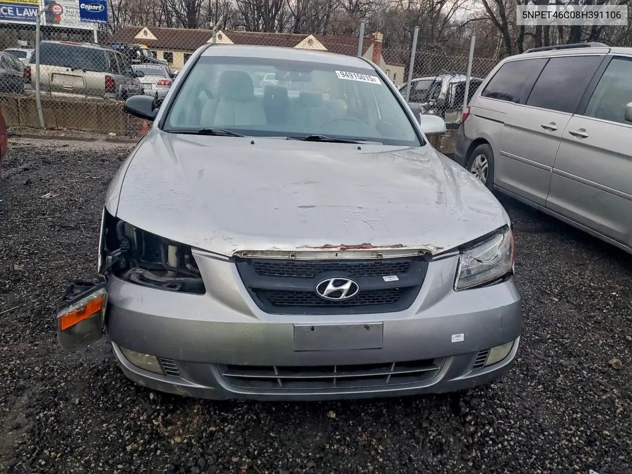 5NPET46C08H391106 2008 Hyundai Sonata Gls