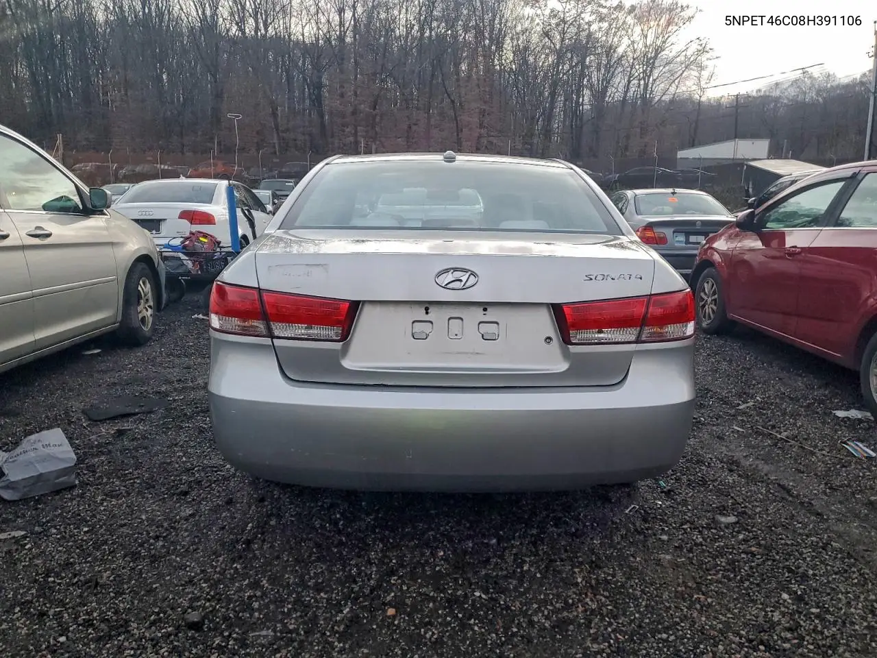 5NPET46C08H391106 2008 Hyundai Sonata Gls