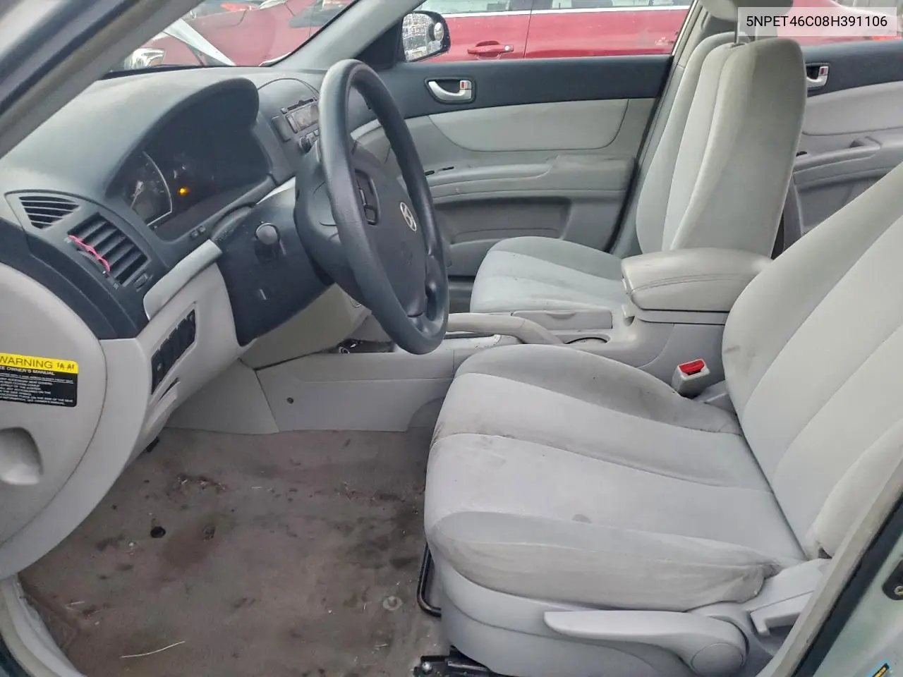 5NPET46C08H391106 2008 Hyundai Sonata Gls