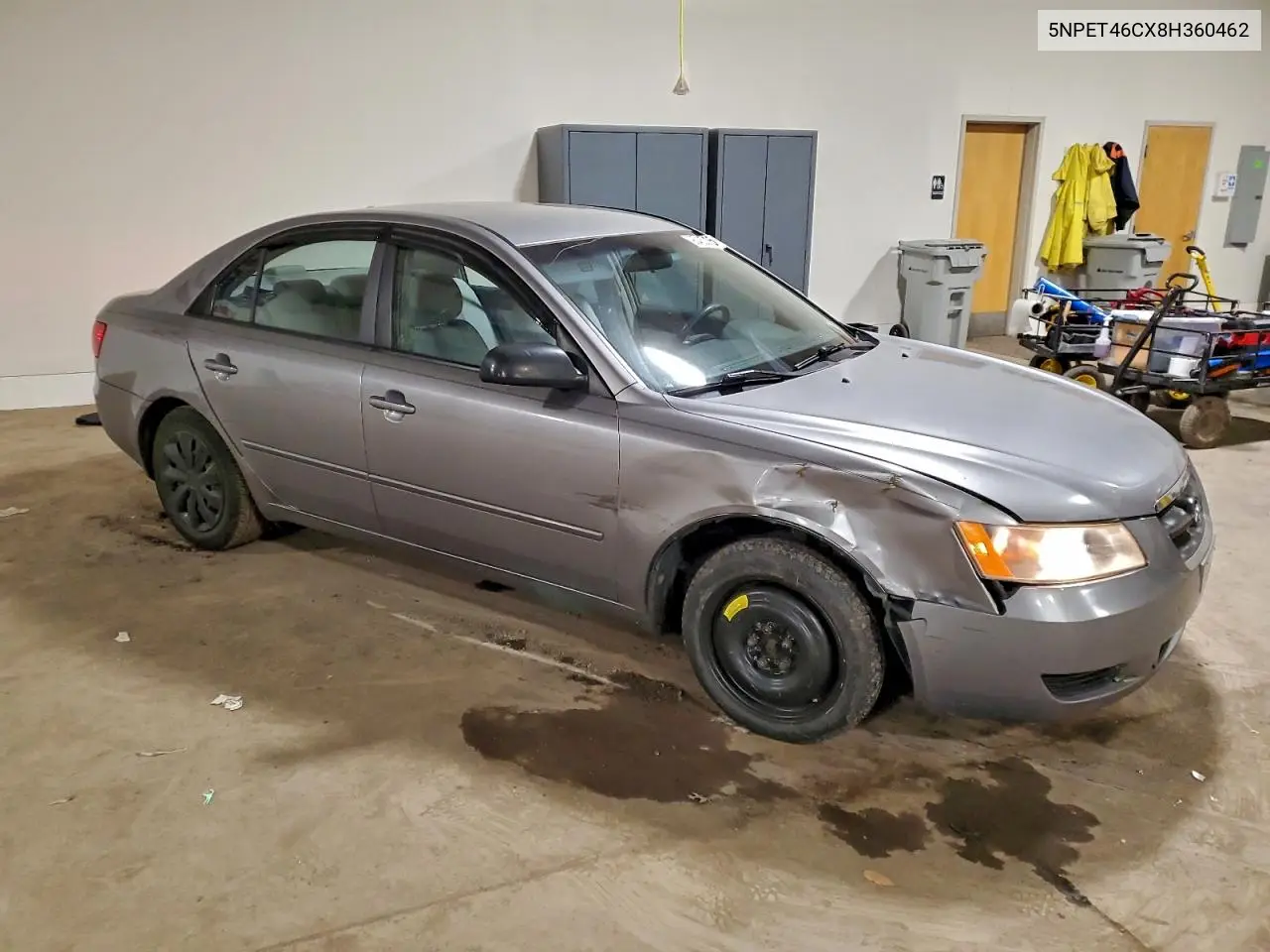 5NPET46CX8H360462 2008 Hyundai Sonata Gls