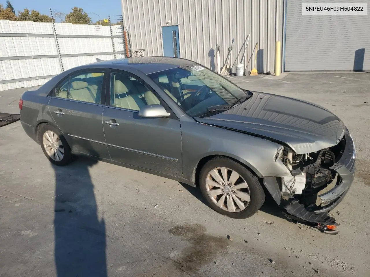 5NPEU46F09H504822 2009 Hyundai Sonata Se