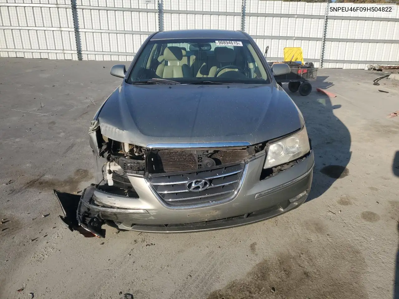 5NPEU46F09H504822 2009 Hyundai Sonata Se
