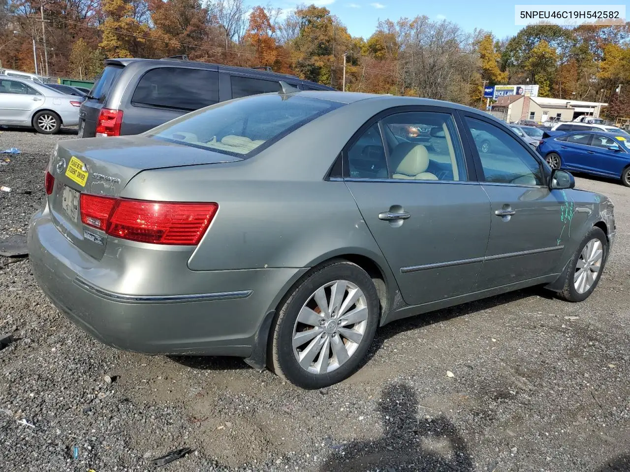 5NPEU46C19H542582 2009 Hyundai Sonata Se