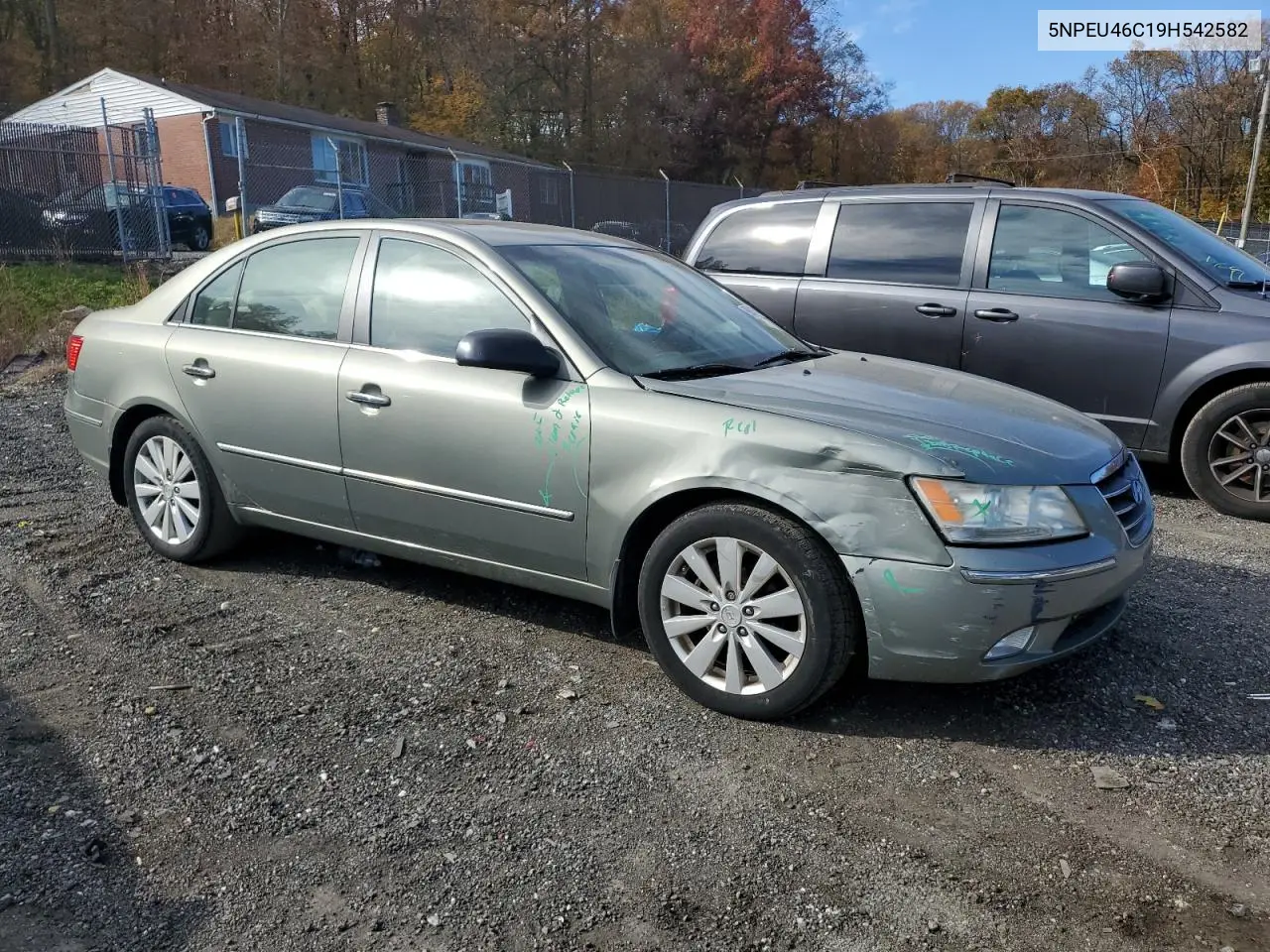 5NPEU46C19H542582 2009 Hyundai Sonata Se