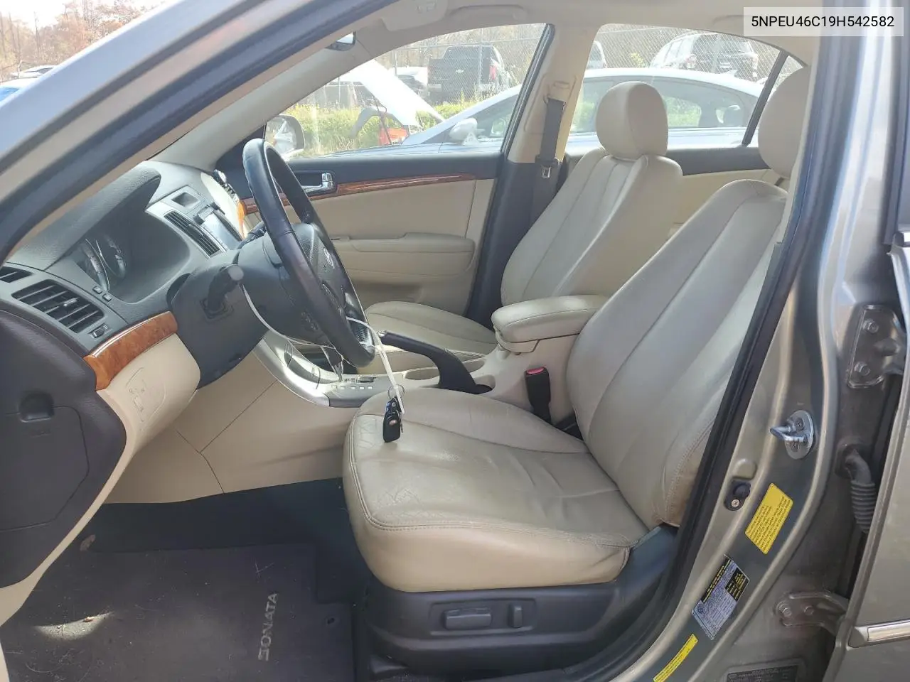 5NPEU46C19H542582 2009 Hyundai Sonata Se