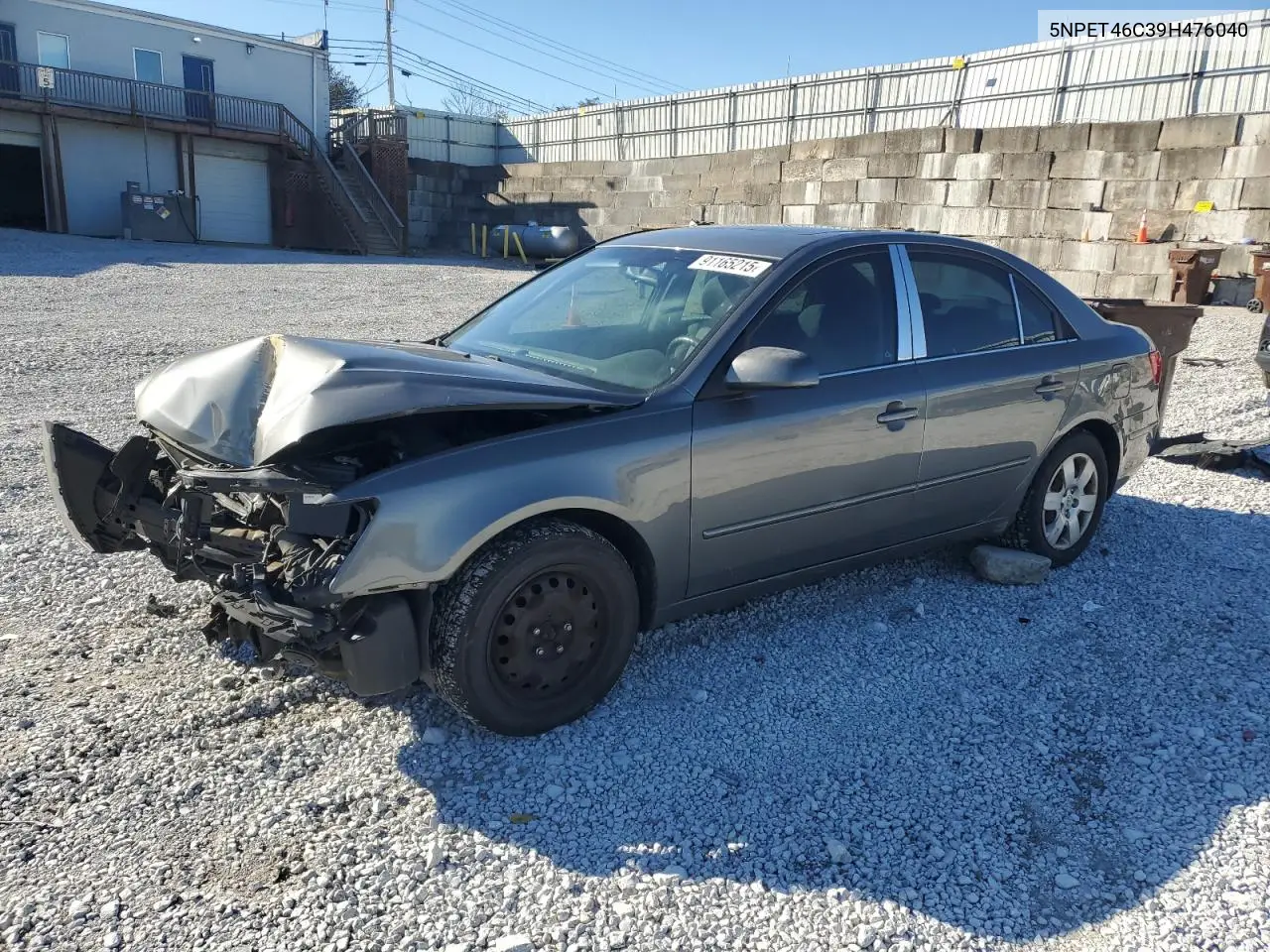 5NPET46C39H476040 2009 Hyundai Sonata Gls