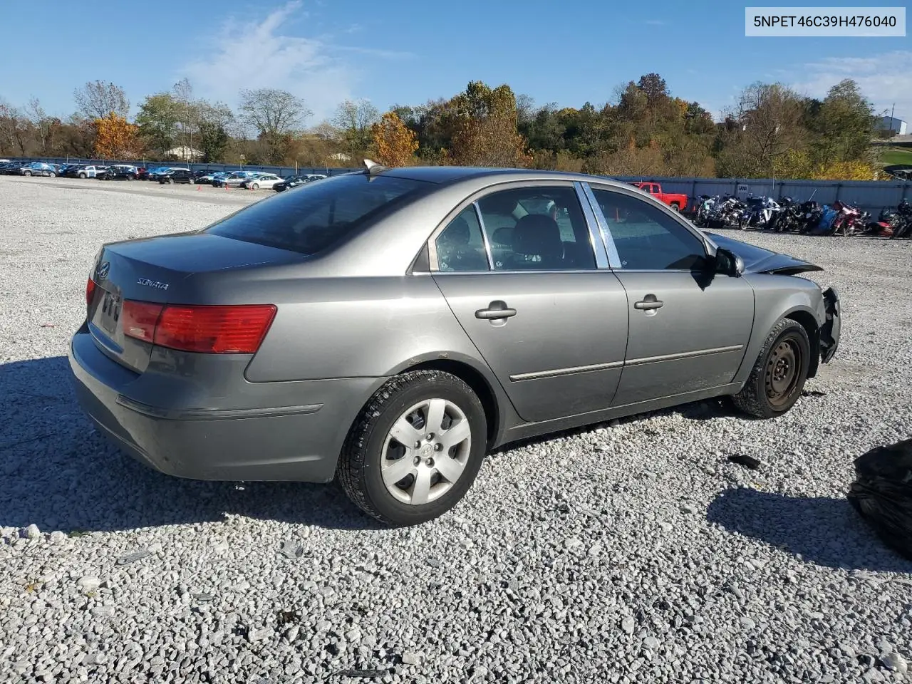 5NPET46C39H476040 2009 Hyundai Sonata Gls