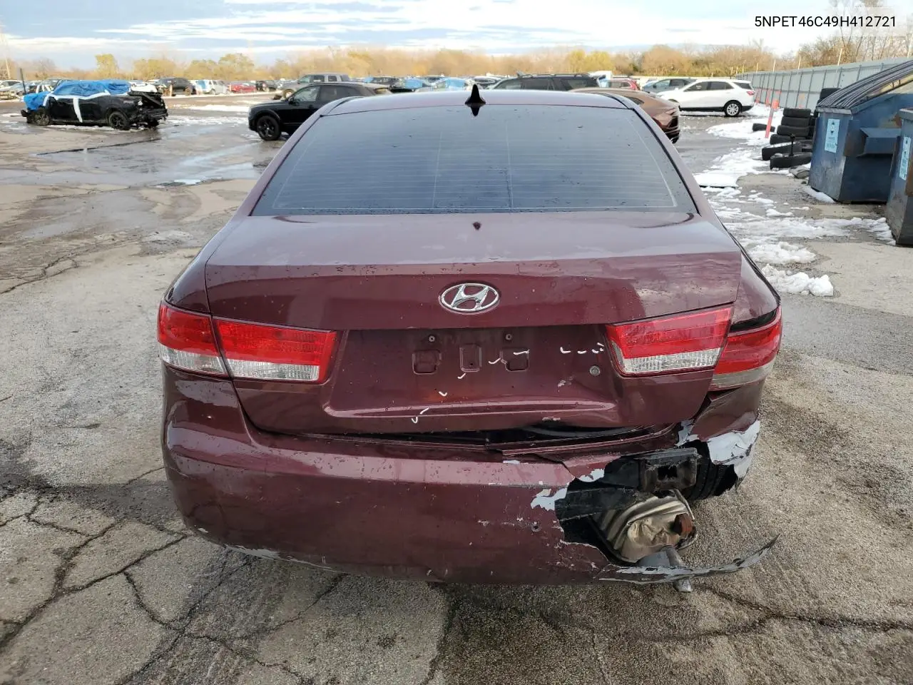 5NPET46C49H412721 2009 Hyundai Sonata Gls