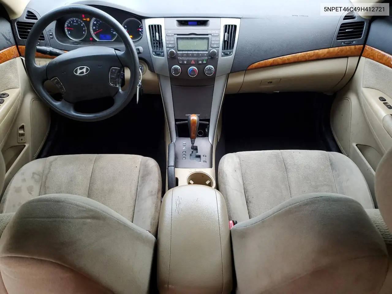 5NPET46C49H412721 2009 Hyundai Sonata Gls