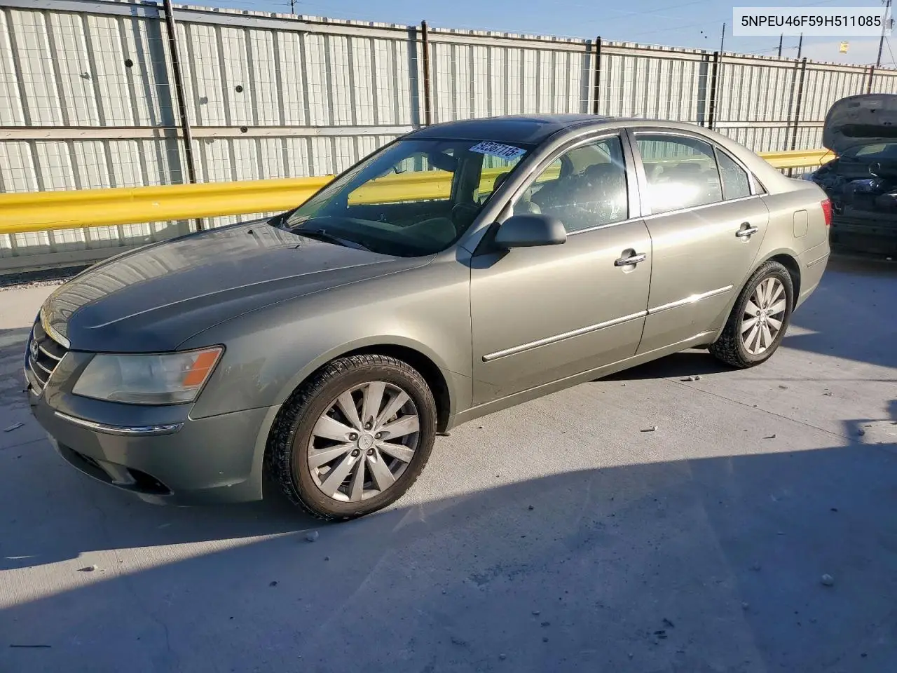 5NPEU46F59H511085 2009 Hyundai Sonata Se