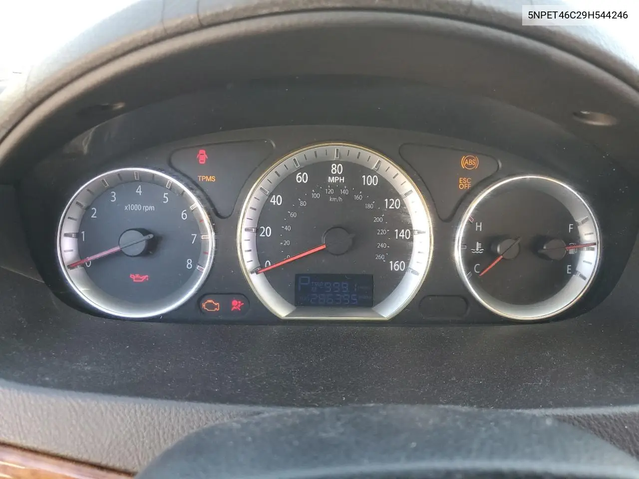 5NPET46C29H544246 2009 Hyundai Sonata Gls