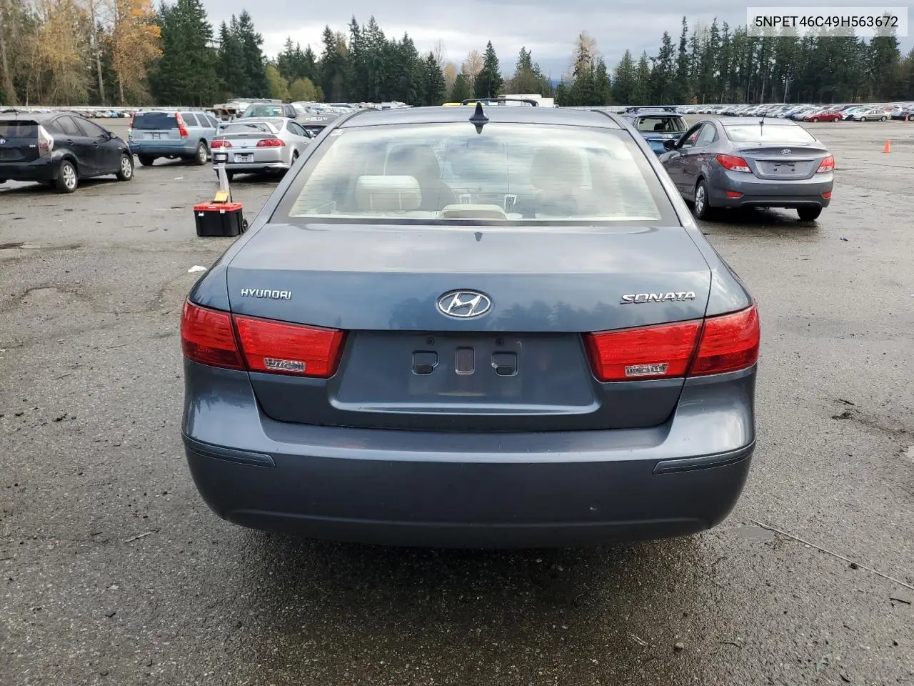 5NPET46C49H563672 2009 Hyundai Sonata Gls