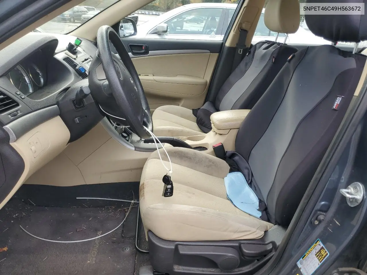 5NPET46C49H563672 2009 Hyundai Sonata Gls