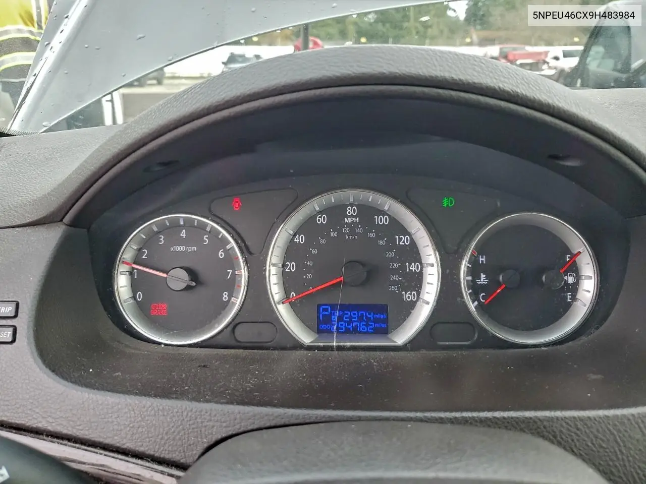 5NPEU46CX9H483984 2009 Hyundai Sonata Se