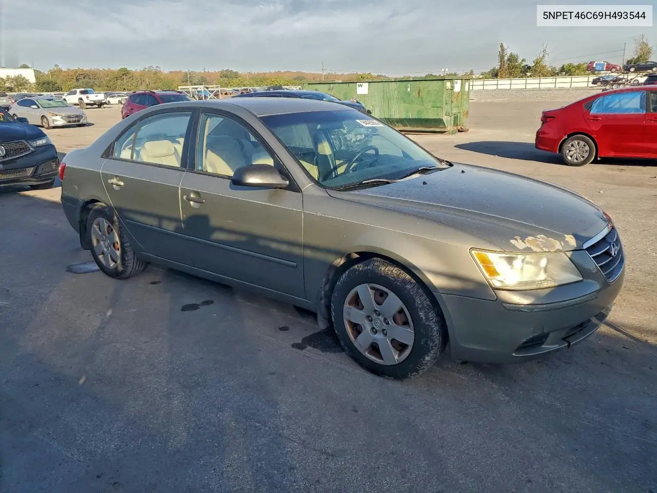 5NPET46C69H493544 2009 Hyundai Sonata Gls