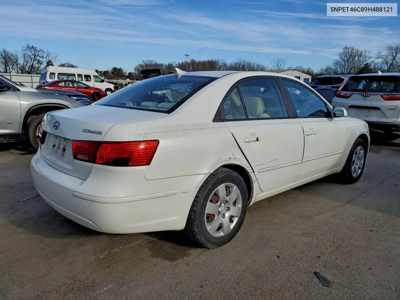 5NPET46C89H488121 2009 Hyundai Sonata Gls