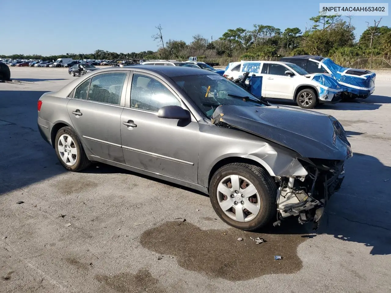 5NPET4AC4AH653402 2010 Hyundai Sonata Gls