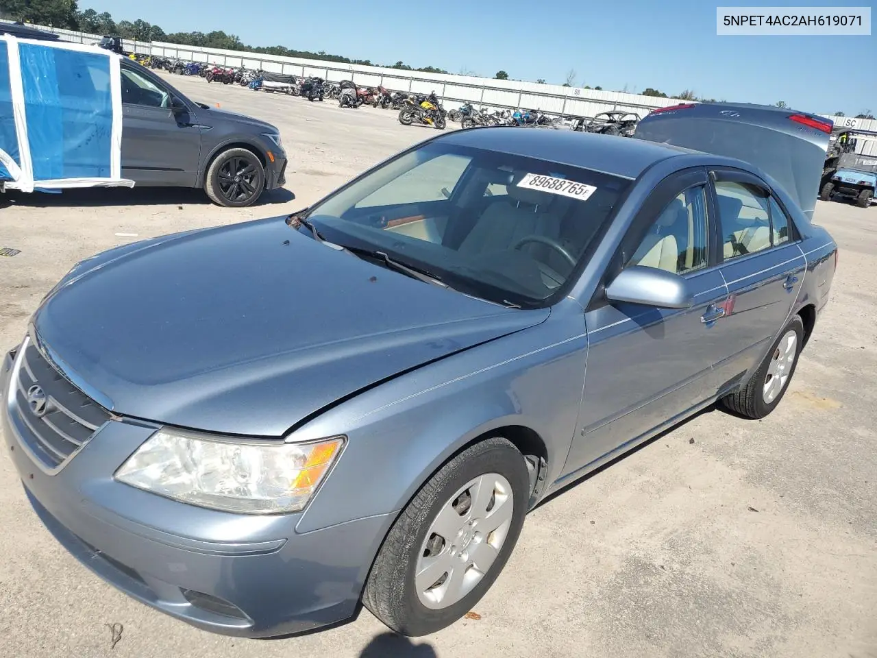 5NPET4AC2AH619071 2010 Hyundai Sonata Gls