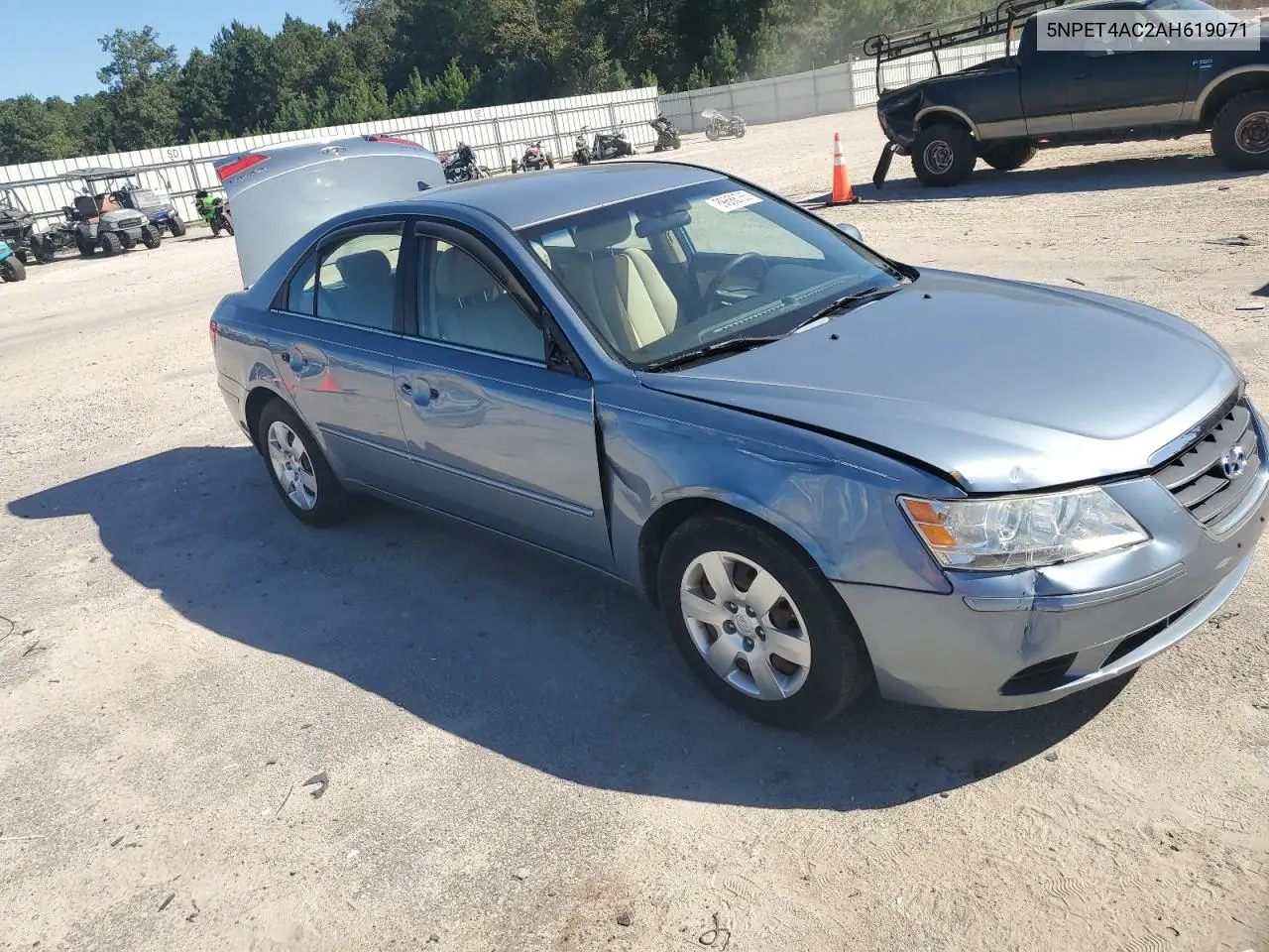 5NPET4AC2AH619071 2010 Hyundai Sonata Gls