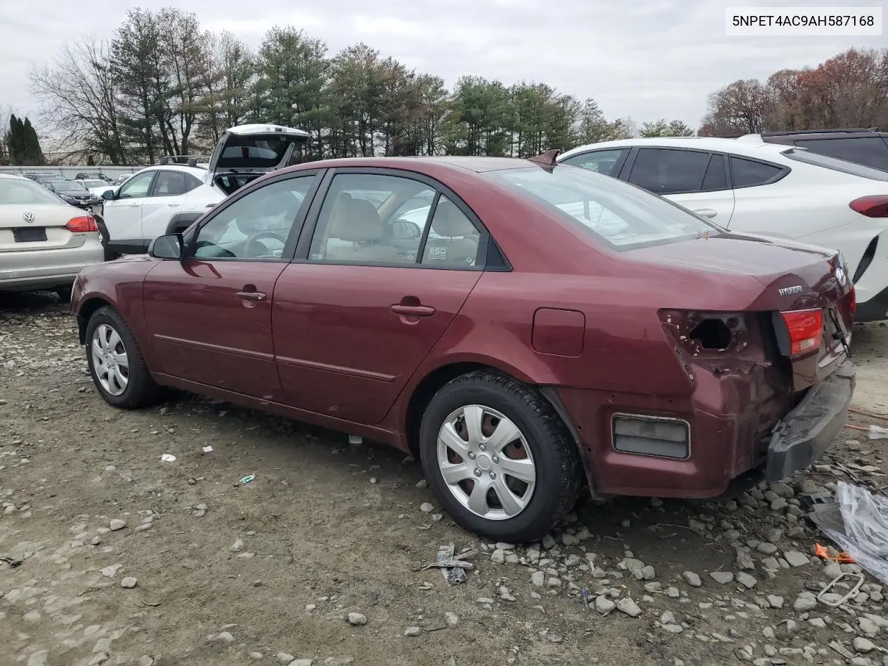 5NPET4AC9AH587168 2010 Hyundai Sonata Gls