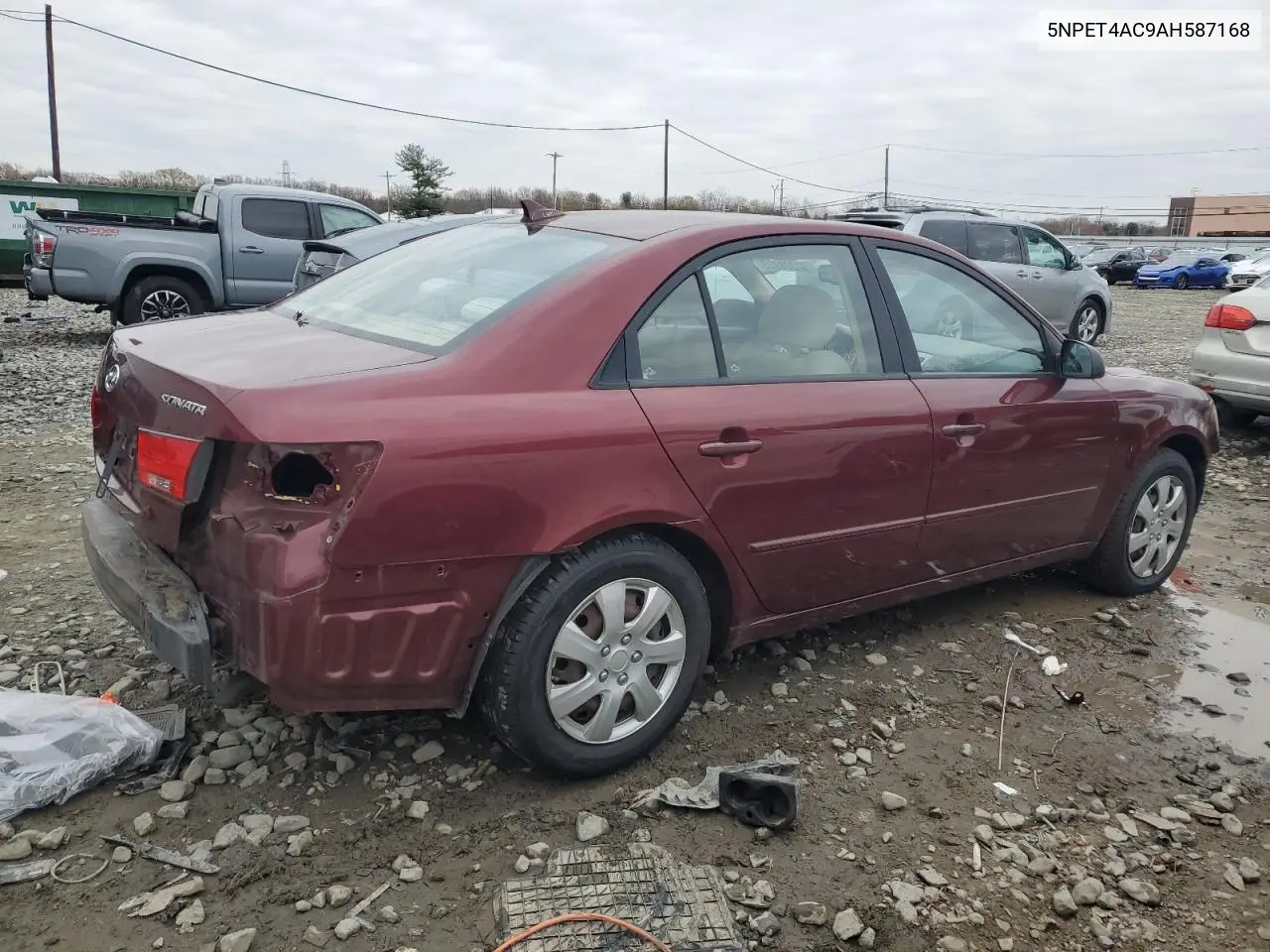 5NPET4AC9AH587168 2010 Hyundai Sonata Gls