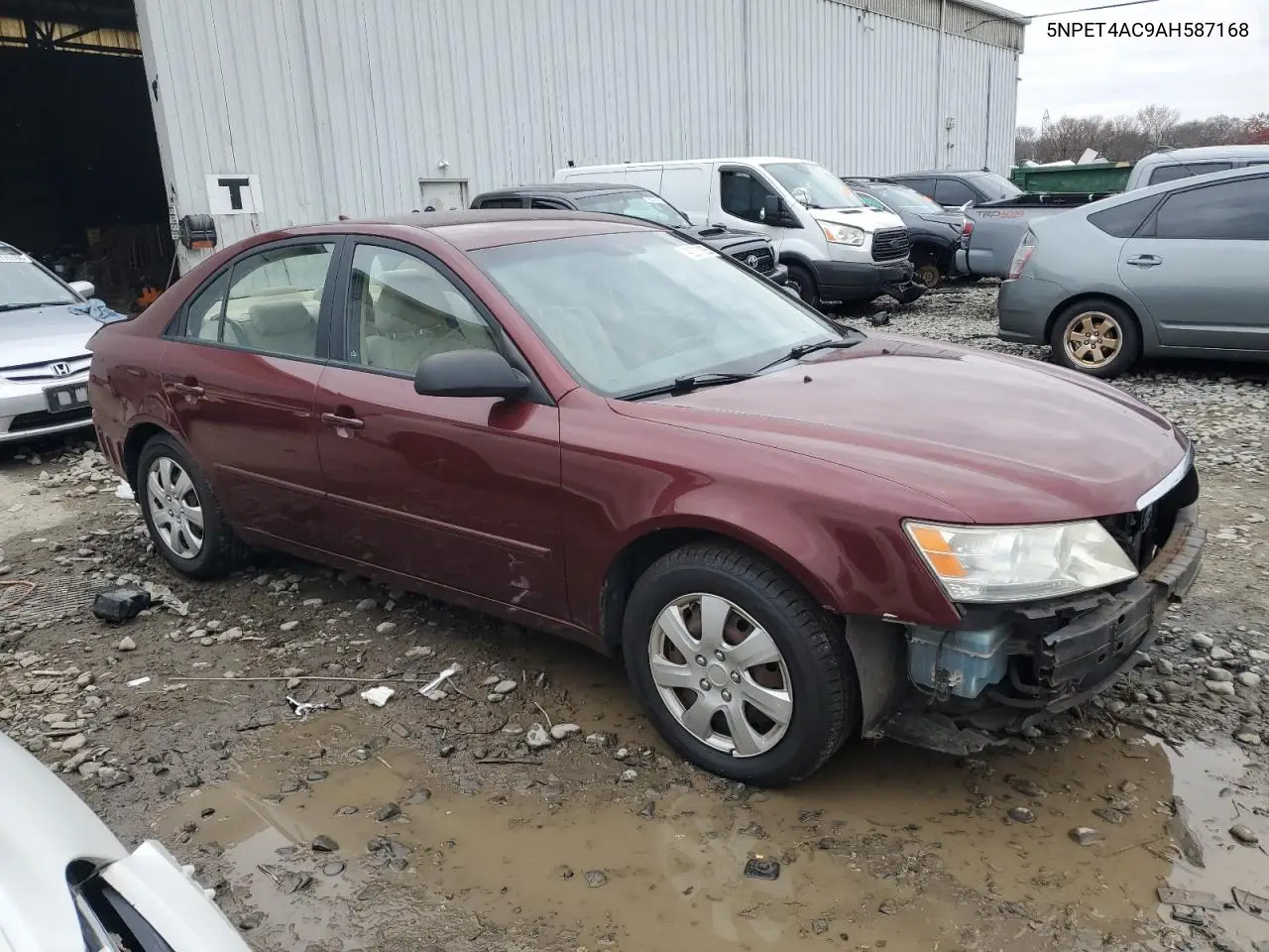 5NPET4AC9AH587168 2010 Hyundai Sonata Gls