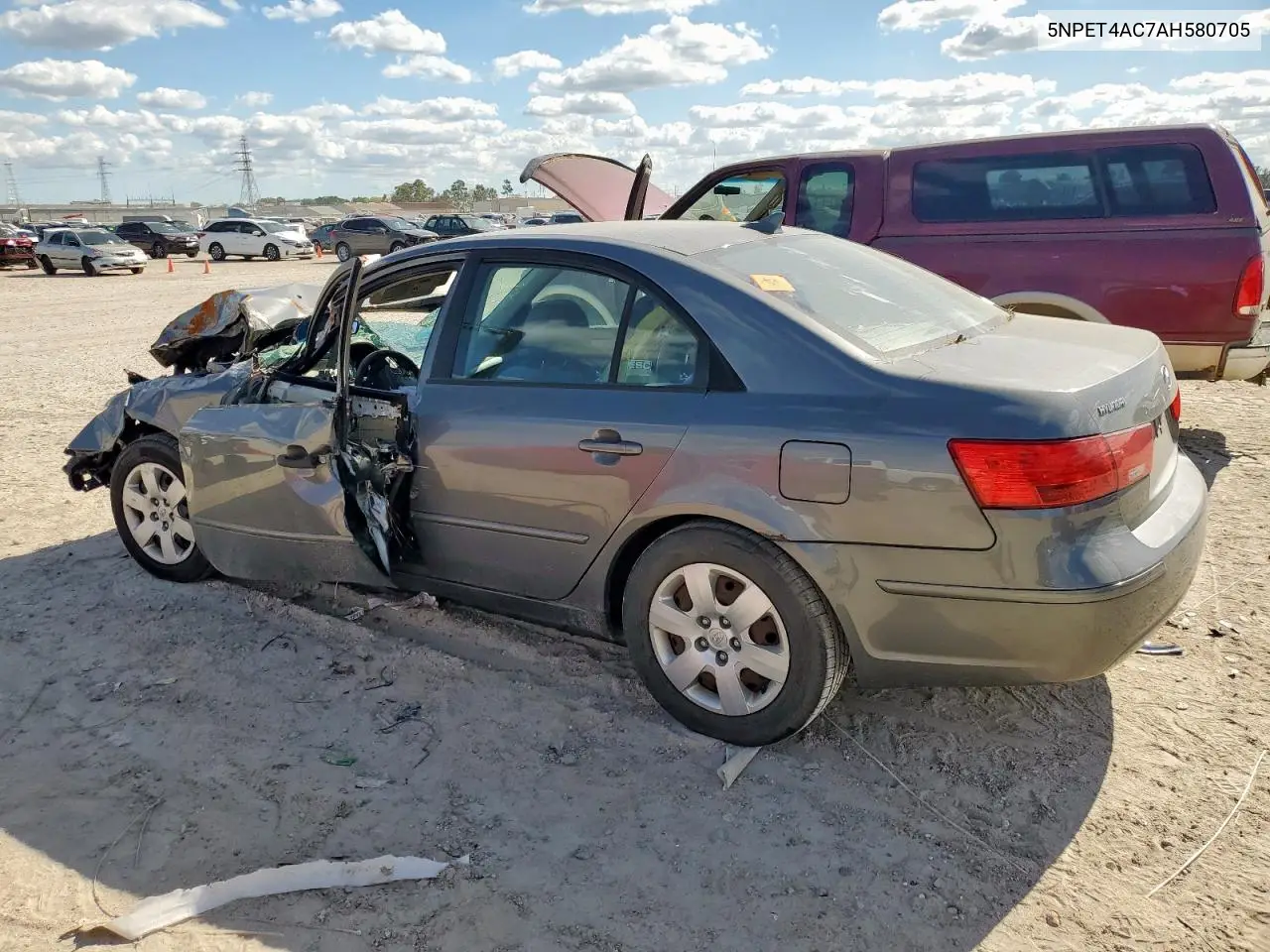 5NPET4AC7AH580705 2010 Hyundai Sonata Gls