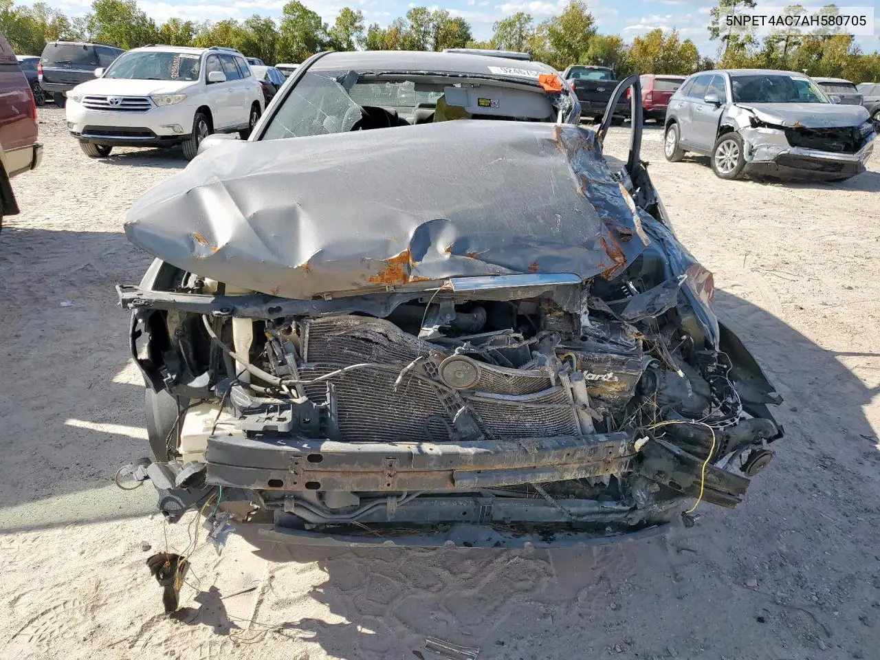 5NPET4AC7AH580705 2010 Hyundai Sonata Gls