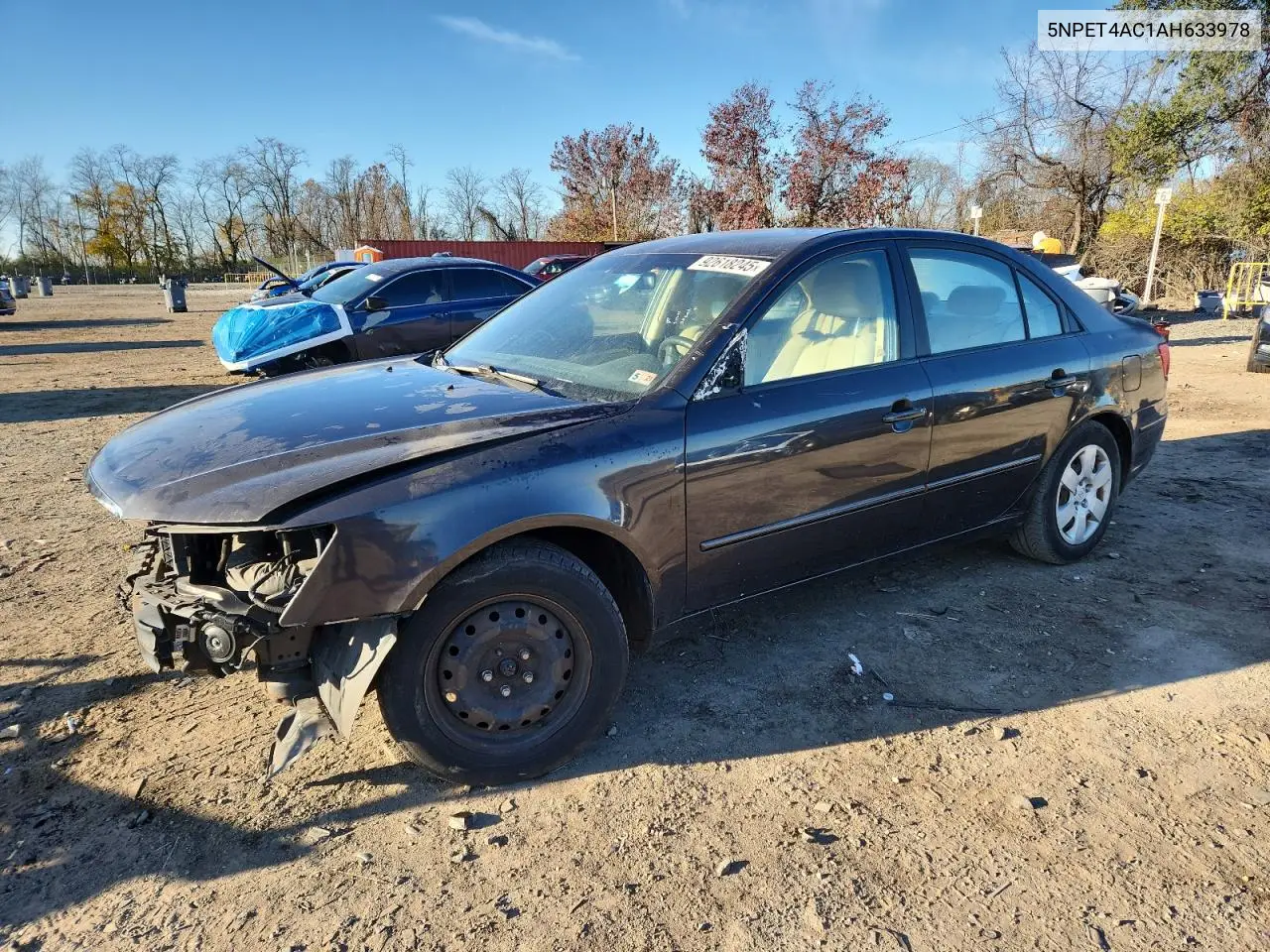 5NPET4AC1AH633978 2010 Hyundai Sonata Gls