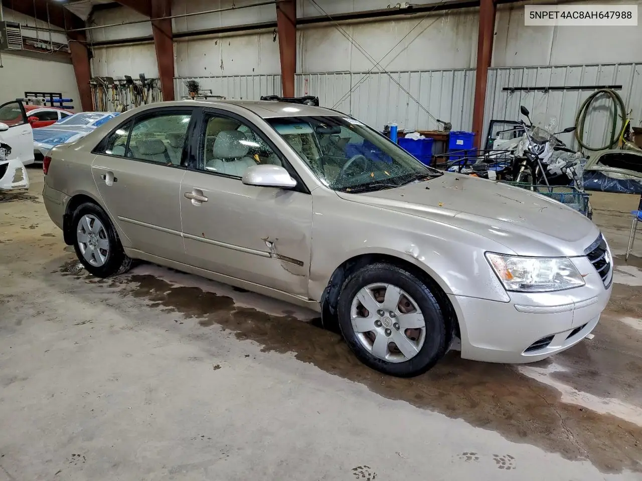 5NPET4AC8AH647988 2010 Hyundai Sonata Gls