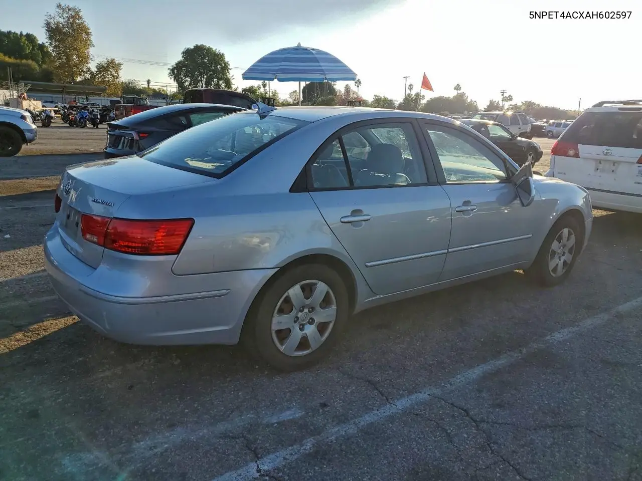5NPET4ACXAH602597 2010 Hyundai Sonata Gls