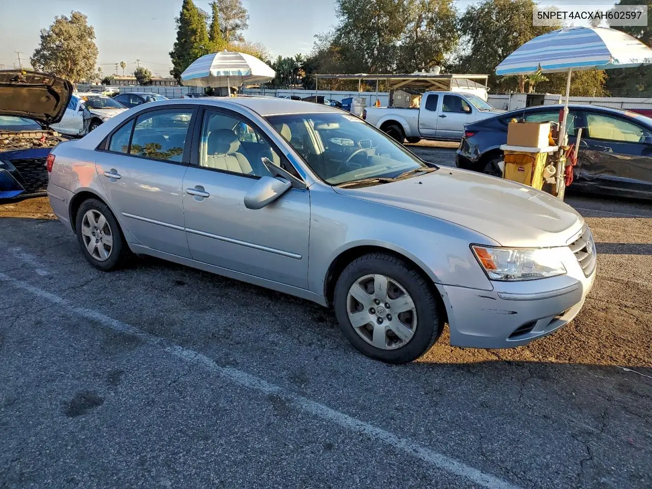 5NPET4ACXAH602597 2010 Hyundai Sonata Gls