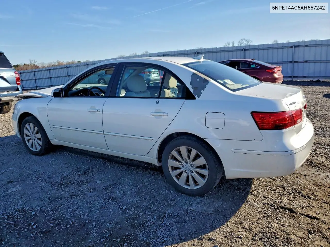5NPET4AC6AH657242 2010 Hyundai Sonata Gls