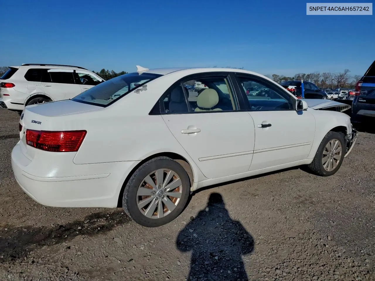 5NPET4AC6AH657242 2010 Hyundai Sonata Gls