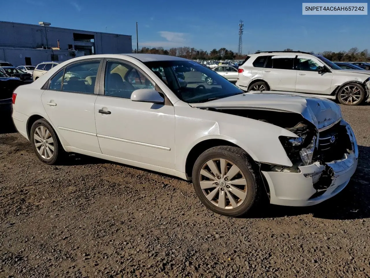 5NPET4AC6AH657242 2010 Hyundai Sonata Gls