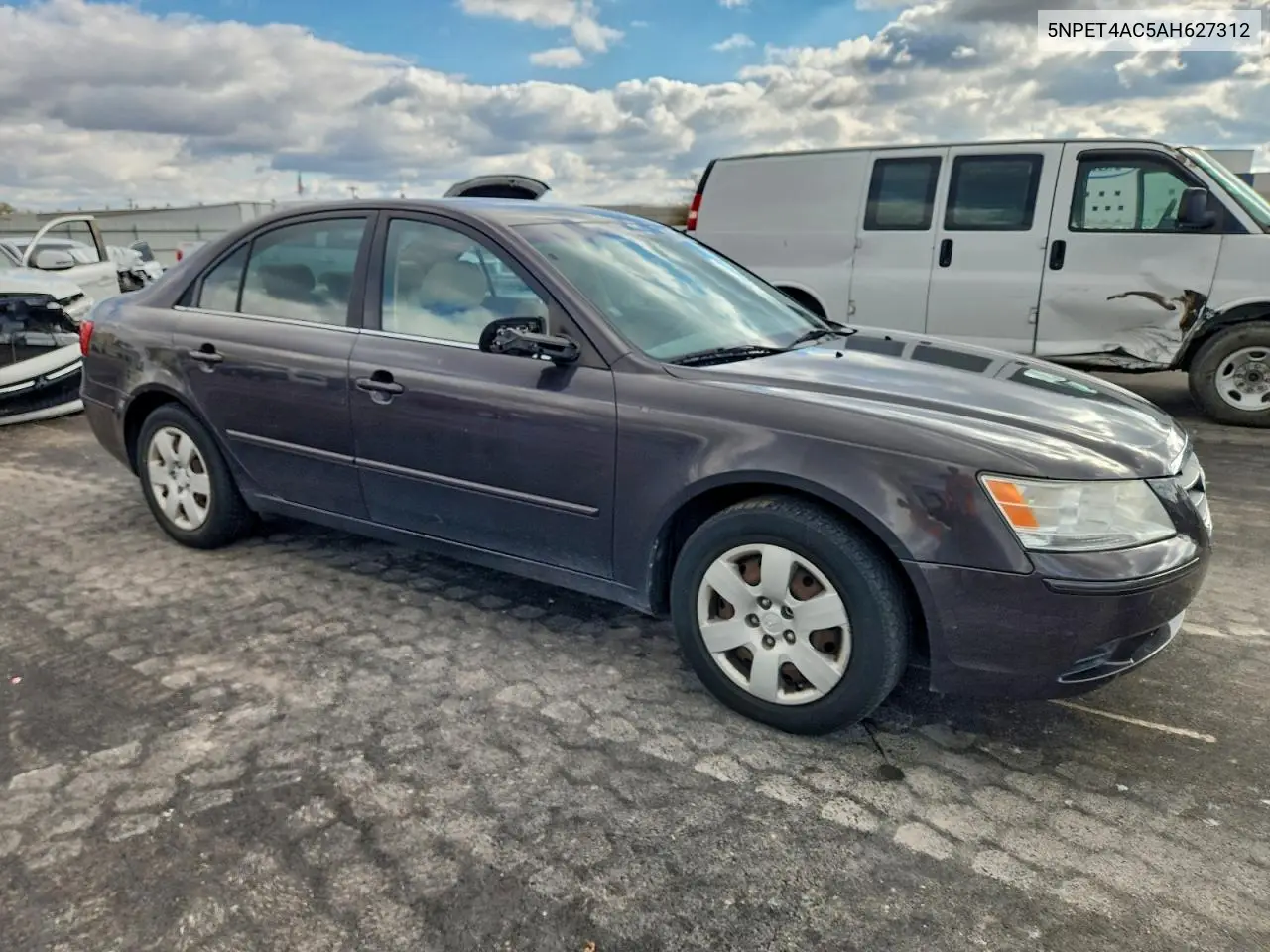 5NPET4AC5AH627312 2010 Hyundai Sonata Gls