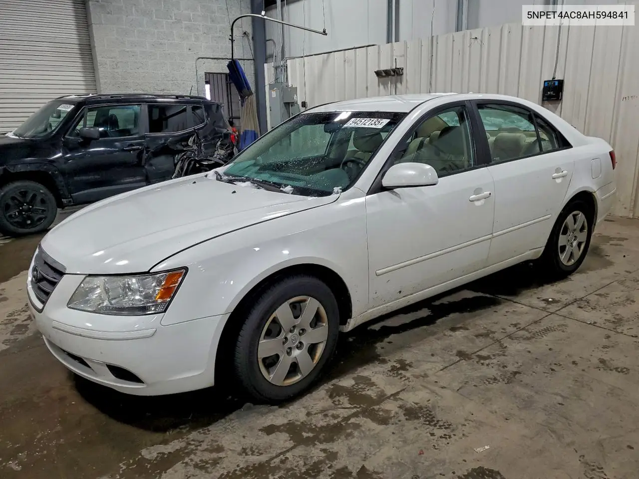 5NPET4AC8AH594841 2010 Hyundai Sonata Gls